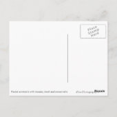 Gezond Italiaans briefkaart voor voedselvoorzienin (Achterkant)