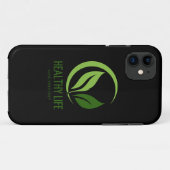 Gezond leven alleen goede vibes Case-Mate iPhone case (Achterkant (horizontaal))