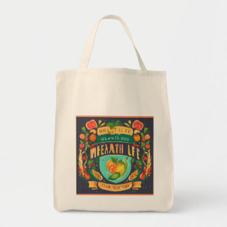 Gezond leven Logo Grocery Tote Bag
