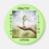 GEZOND, LEVEND, GEZOND... MAGNEET (Voorkant)