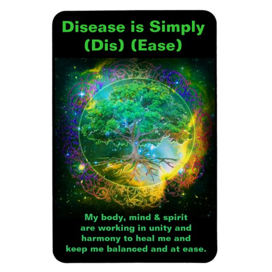 Gezond lichaam Inspirerend Magneet (Verticaal)