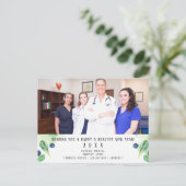 Gezond nieuwjaar briefkaart (Staand voorkant)