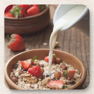 Gezond ontbijt drankjes onderzetter