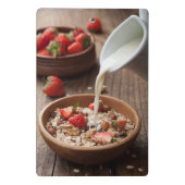 Gezond ontbijt mini klembord (Achterkant)