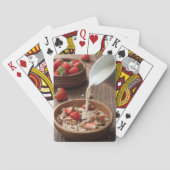 Gezond ontbijt pokerkaarten (Achterkant)