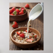 Gezond ontbijt poster (Voorkant)