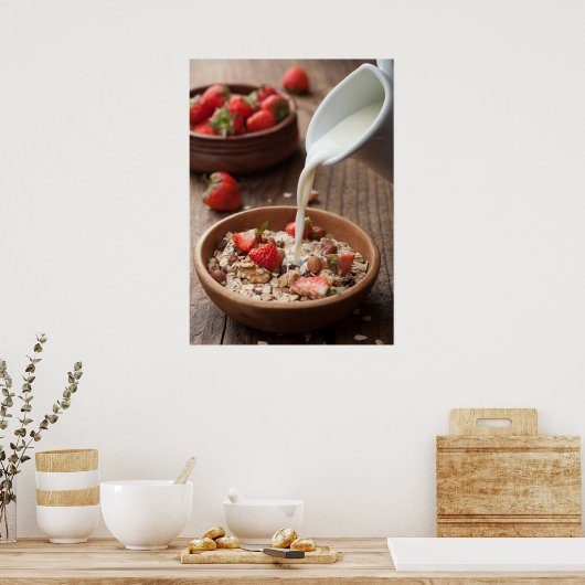 Gezond ontbijt poster (Keuken)