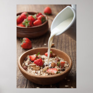 Gezond ontbijt poster