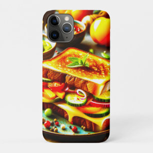 Gezond ontmoet toegeeflijk: een gegrilde kaas geno Case-Mate iPhone case