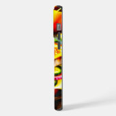 Gezond ontmoet toegeeflijk: een gegrilde kaas geno iPhone hoesje (Linkerkant)