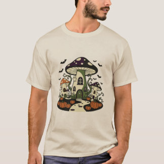 Gezond Paddenstoelendorp Halloween T-shirt