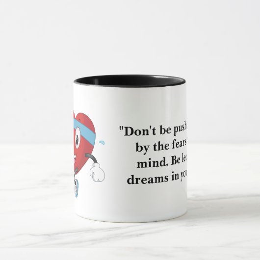 Gezond rood loophart mok (Midden)