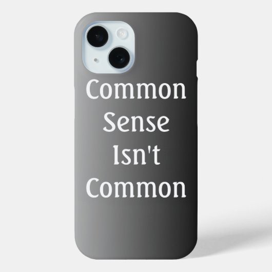 Gezond verstand is geen gewone iPhone 6-Hoesje Case-Mate iPhone Case (Achterkant)