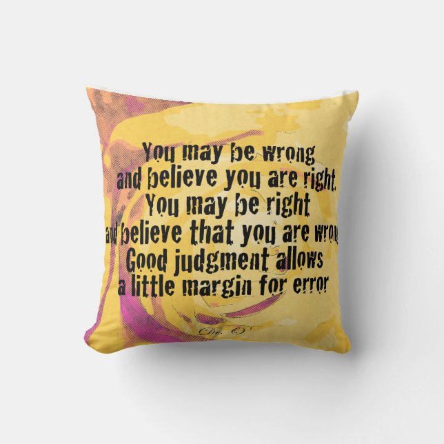 gezond verstand kussen (Voorkant)