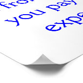 gezond verstand poster (Hoek)