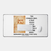 gezond verstand: rechters van de dingen leonardo d bureaumat (Keyboard & Muis)