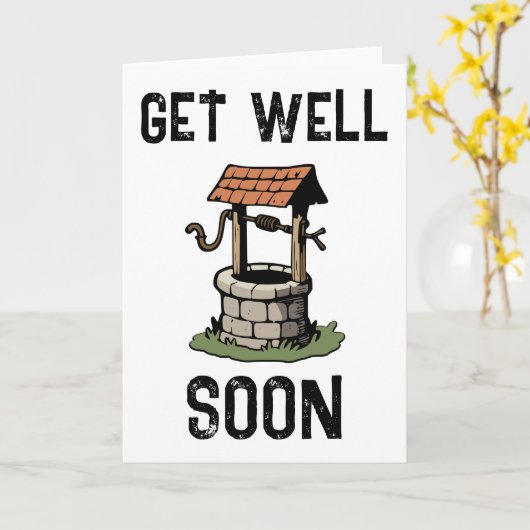 Gezond worden kaart (Gele Bloem)