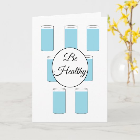 Gezond zijn: Blank Kaart (Gele Bloem)