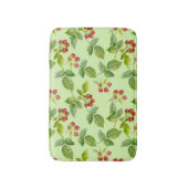 Gezonde bessen: Framboos naadloze achtergrond. Badmat (Voorkant Verticaal)