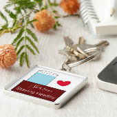 Gezonde blijven met water Sleutelhanger (Zijkant)