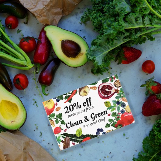 Gezonde Chef Nutritionist Modern Veggies Kortingskaartje