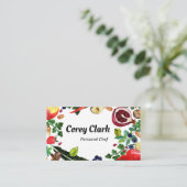 Gezonde Chef Nutritionist Modern Veggies Visitekaartje (Staand voorkant)