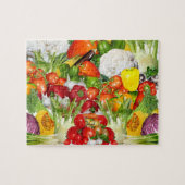 Gezonde Colorful Veggie Selction Legpuzzel (Horizontaal)