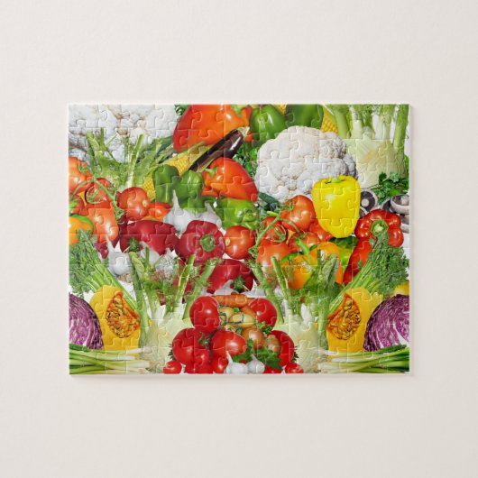Gezonde Colorful Veggie Selction Legpuzzel (Horizontaal)