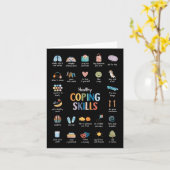 Gezonde copingvaardigheden Psycholoog Geestelijke  Kaart (Gele Bloem)