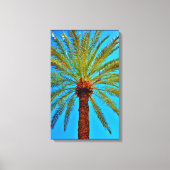 gezonde datumboom canvas afdruk (Voorkant)