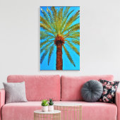 gezonde datumboom canvas afdruk (Insitu (Woonkamer))