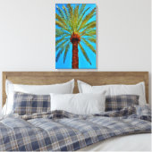 gezonde datumboom canvas afdruk (Insitu (Slaapkamer))