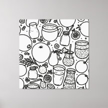 Gezonde Drinken Print Nieuwigheid: Wall Art