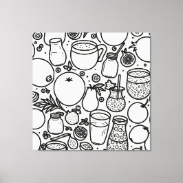 Gezonde Drinken Print Nieuwigheid: Wall Art