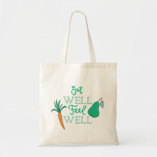 Gezonde eetprijzen eten goed tote bag