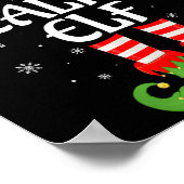 Gezonde Elf Kerstmis Familie Matching Elf Squad Ke Poster (Hoek)