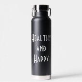 Gezonde en Happy 32oz waterfles (Voorkant)