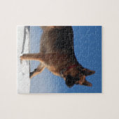 Gezonde en Happy German Shepherd Dog Legpuzzel (Horizontaal)