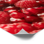 Gezonde en voedzame rode bessen poster (Hoek)