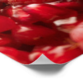 Gezonde en voedzame rode bessen poster (Hoek)