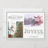 Gezonde feestdag met kerstmis (Voorkant)