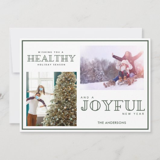 Gezonde feestdag met kerstmis (Voorkant)