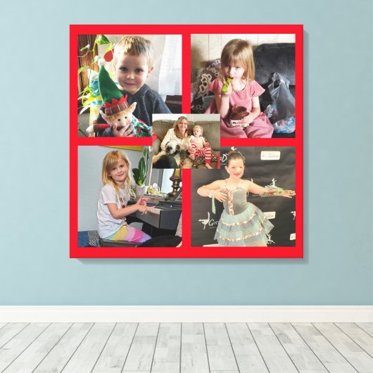 Gezonde foto's - Aangepaste afdruk Canvas (Insitu (Houten vloer))