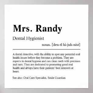 Gezonde gienist Gepersonaliseerd Gift Poster