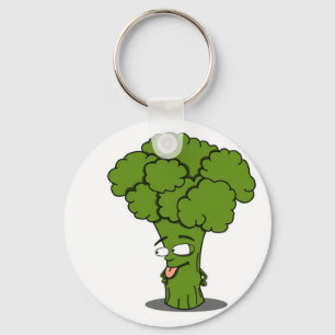 Gezonde groentebroccoli sleutelhanger