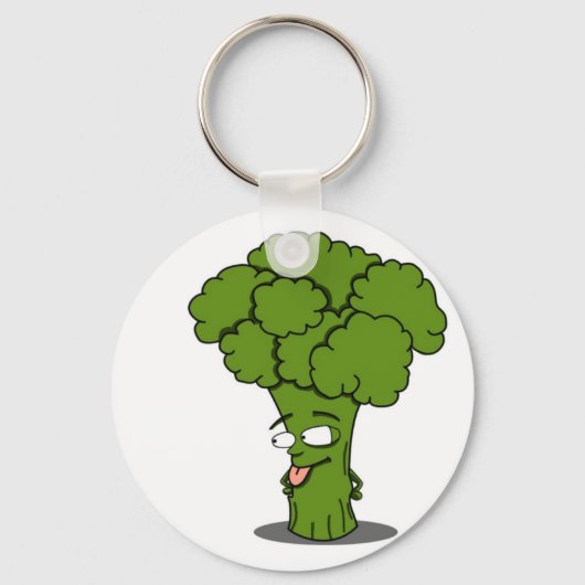 Gezonde groentebroccoli sleutelhanger (Voorkant)