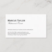 Gezonde groenten en fruit Achtergrond Visitekaartje (Achterkant)