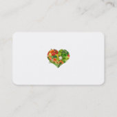 Gezonde groenten en fruit Harde zaken Visitekaartje (Achterkant)