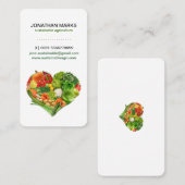 Gezonde groenten en fruit Harde zaken Visitekaartje (Voorkant / Achterkant)