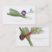 gezonde groenten en fruit visitekaartje (Voorkant / Achterkant)